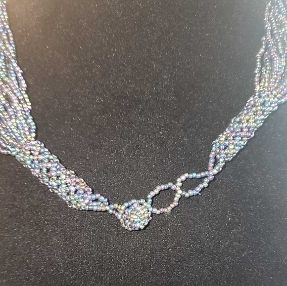 Beaded adjustable necklace - Picture 5 of 5